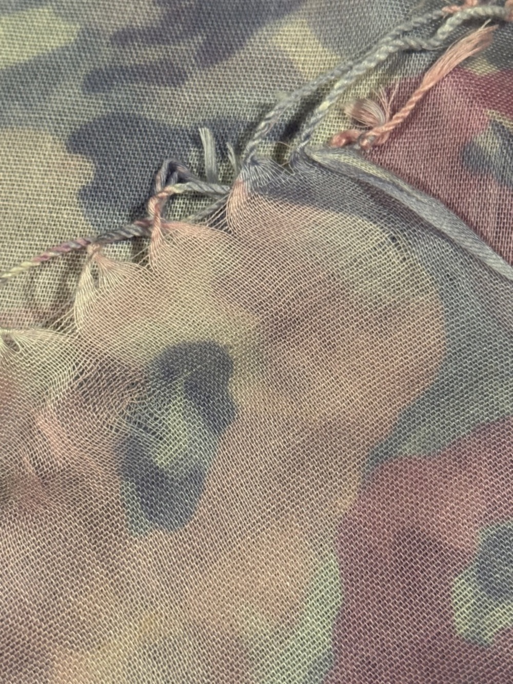 Bloomingdale's Pastel Floral Scarf Wrap - Pink & Lavender - Picture 4 of 6